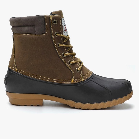 Aleader Men’s Brown Waterproof, Insulated Duck Boots (Size: 9) - Picture 2 of 16